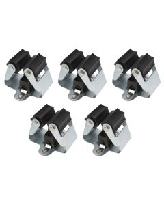 Gereedschapshouders - 5 stuks - Rubber - Incl. bevestigingsschroeven