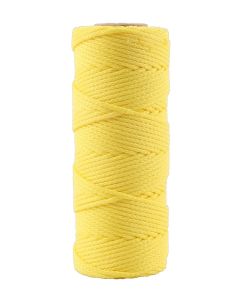 Uitzetkoord - Stratenmakerstouw - Geel - dia 1,5 mm - 50 meter