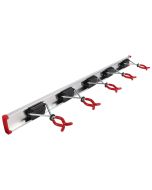 Bruns - Gereedschapsrail - 5 Gereedschapsklemmen - 75 centimeter
