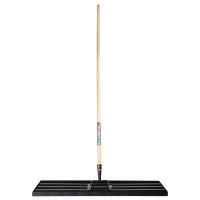 Egalisatiehark - 70 cm - Gecoat staal - Essenhouten steel - 160 cm