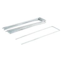 Grondpennen - Gronddoekpennen - 20 x 5 cm - Verzinkt staal - 10 stuks
