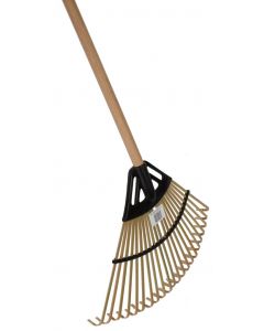 Hendrik Jan leaf rake bamboo with handle 46 cm