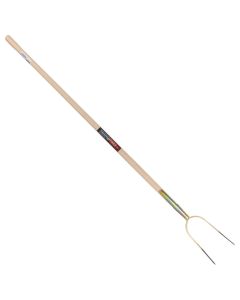 Hooivork - 2 tanden - Met veerbus - Essenhouten steel - 150 cm