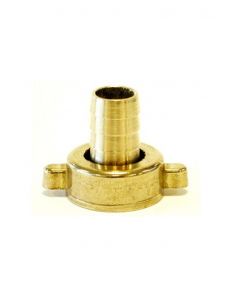 Hendrik Jan slangkoppeling messing 1/2x3/4 - 13x19 mm