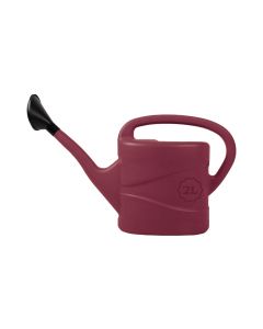 Gieter - Kunststof - Met broes - Wijnrood - 2 liter