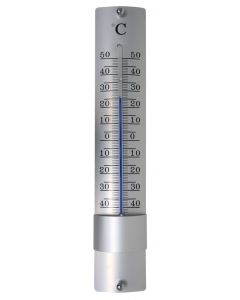 Hendrik Jan buitenthermometer aluminium 21 cm