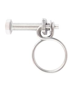 Wire hose clamp - With screw - Galvanized - 19-22 mm - 2 pcs.
