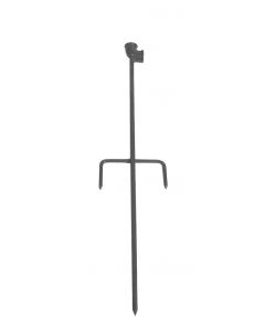 Metalen piket elleboog met 1/2 inch aansluiting inwendige draad lengte 60 cm