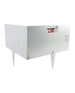 Hoekborderrand - Verzinkt - Koppelbaar - 30 x 30 x 16 cm