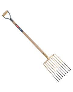 Aardappelvork - Professioneel - 9 tanden - Essenhouten steel - 85 cm