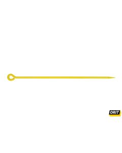 Draadpen zwaar met oog 800 mm RAL 1021