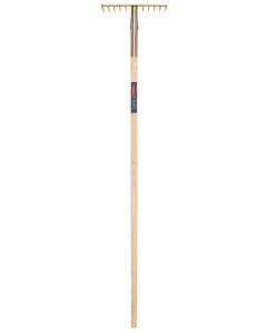 Asfalthark - 12 tanden - 30 cm - Gesmeed staal - Essenhouten steel - 160 cm