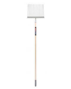 Paardenstalvork - Metaal - Essenhouten steel - 140 centimeter