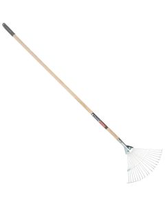 Gazonhark - Verzinkt - 22 tanden - Essenhouten steel - 140 cm
