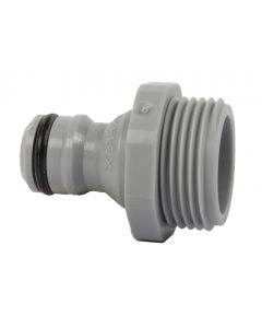 Kraannippel met uitwendige draad 3/4inch (pvc)