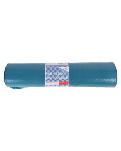 Vuilniszak 120L blauw 70x110cm 20 stuks