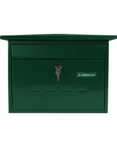 Brievenbus groen deco