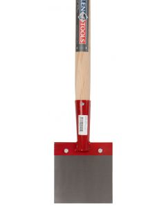 Betonschraper - Gehard staal - 15 cm - Essenhouten steel - 130 cm