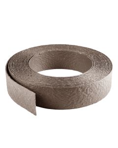 Ecolat - Garden edging - Border edging - Brown - 100% recycled - 14 x 0.7 cm - 25 meters
