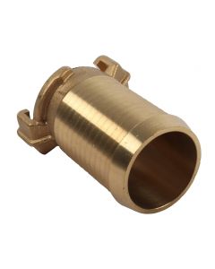 Gk-snelkoppeling met slangtule dia 38 mm (messing)