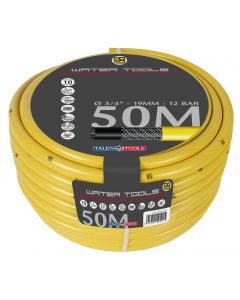 Gele slang 3/4 inch 100m, getricoteerd high twist resistant system