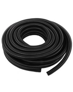 Vijverslang 25 mm 30 m zwart