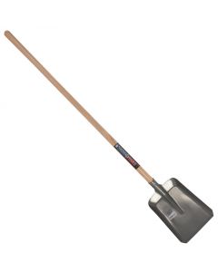 Stable shovel - No. 4 - Hardened steel - Ash wood handle - 130 cm
