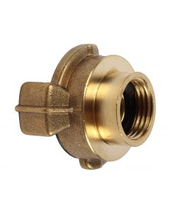 Gk-snelkoppeling 1/2inch met aansluiting inwendige draad (messing) op kaart