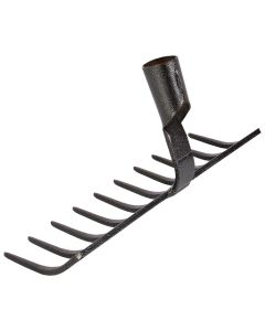 Tuinhark - 10 tanden - Gesmeed - 25 cm - Zonder steel