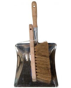 Stoffer en blik - Country - Hout en Metaal