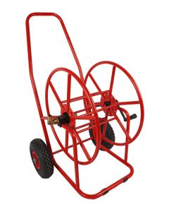 Professionele haspel 60m - 3/4 inch of 110m - 1/2 inch of 100m 5/8 inch met buisframe en luchtbanden