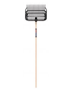 Paardenstalvork - Korfmodel - Essenhouten steel - 140 centimeter