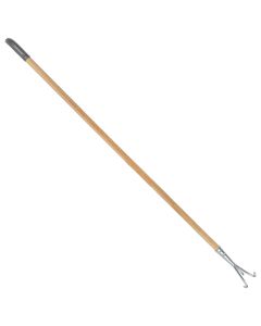 Garden scraper - Galvanized - 3 teeth - Ash wood handle - 140 cm