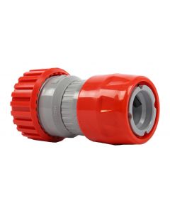 Snelkoppeling dia 18-23mm met stop en slanghouder (pvc) op kaart