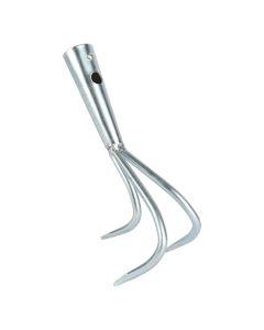 Garden scraper - Galvanized - 3 teeth - Without handle