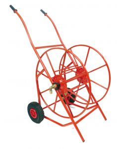 Ag 415 - professionele haspel 100m - 1 inch met luchtbanden, met buisframe