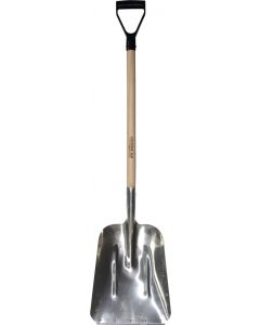 Hendrik Jan graanschop aluminium met essen steel 80 cm