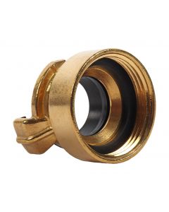 Gk-snelkoppeling 1 1/4inch met aansluiting inwendige draad (messing) op kaart