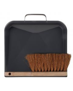 Stoffer en blik - Gelakt hout - Kokosharen
