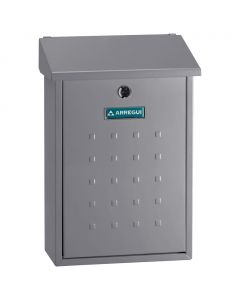 Brievenbus zilvergrijs premium