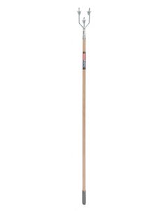 Cultivator - Galvanized - 3 teeth - Ash wood handle - 160 cm