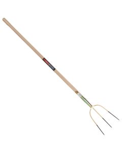 Hooivork - 3 tanden - Met veerbus - Essenhouten steel - 135 cm