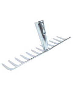Tuinhark - 12 tanden - Verzinkt - 30 cm - Zonder steel