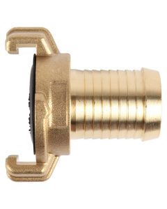 GK-snelkoppeling - Met slangtule - Messing - Voor 1 inch