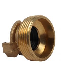 Gk-snelkoppeling 1 1/2inch met aansluiting uitwendige draad (messing) op kaart