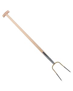 Kuilvoervork - Hooivork - Essenhouten steel - 100 centimeter