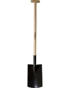 Hendrik Jan spade met opstap gelakt essen steel 85 cm
