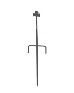 Metalen piket t met 1/2 inch aansluiting inwendige draad lengte 60 cm