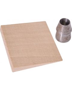 Hendrik Jan houten wig 47 mm en ringwig 6 voor keukenbijl
