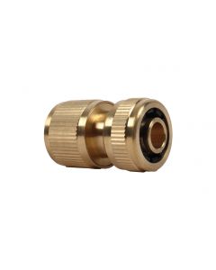 Snelkoppeling dia 12-18 mm met slanghouder (messing) op kaart